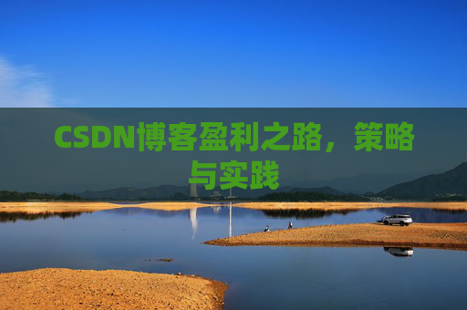 CSDN博客盈利之路，策略与实践